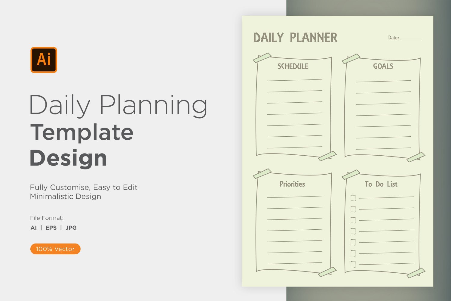 Template #357566 Planner Daily Webdesign Template - Logo template Preview