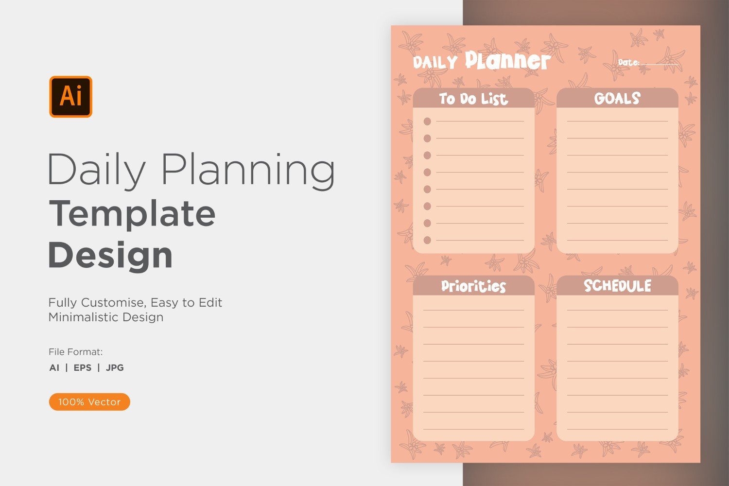 Template #357570 Planner Daily Webdesign Template - Logo template Preview