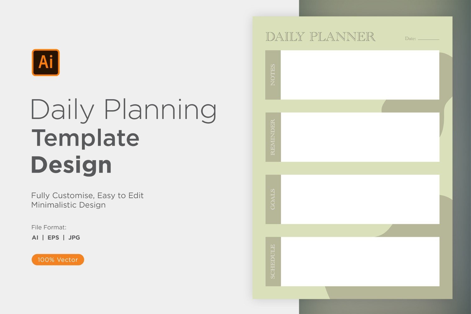 Kit Graphique #357572 Planificateur Quotidien Web Design - Logo template Preview
