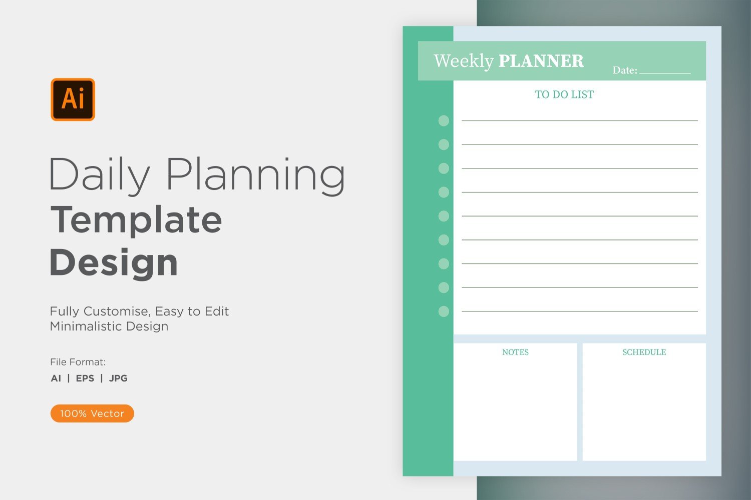 Template #357574 Planner Daily Webdesign Template - Logo template Preview