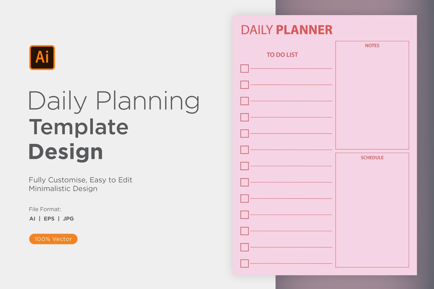 Template #357575 Planner Daily Webdesign Template - Logo template Preview