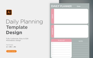 Daily Planner Sheet Design 25