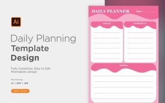 Daily Planner Sheet Design 27