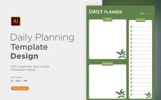 Daily Planner Sheet Design 32
