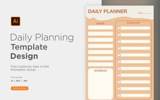 Daily Planner Sheet Design 33