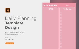 Daily Planner Sheet Design 40