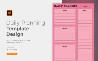 Daily Planner Sheet Design 42