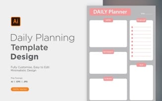 Daily Planner Sheet Design 46