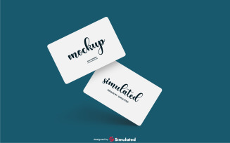 Branding Vector Business card mockup