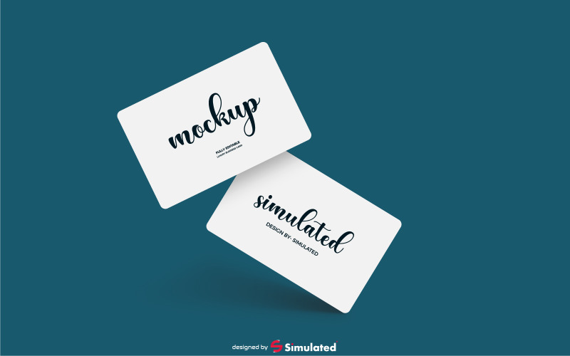 Branding Vector Business card mockup Product Mockup