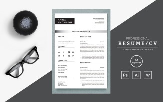 word clean resume template