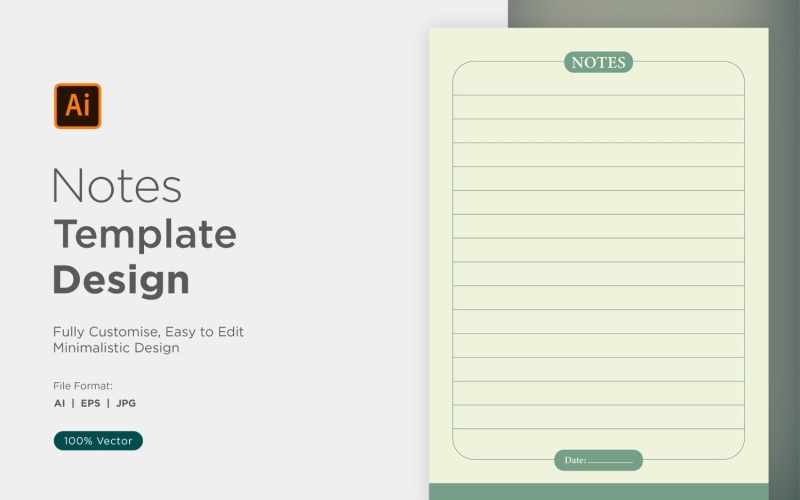 Note Design Template - 37 Vector Graphic