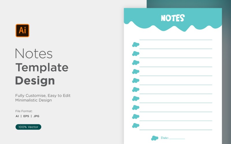 Note Design Template - 41 Vector Graphic