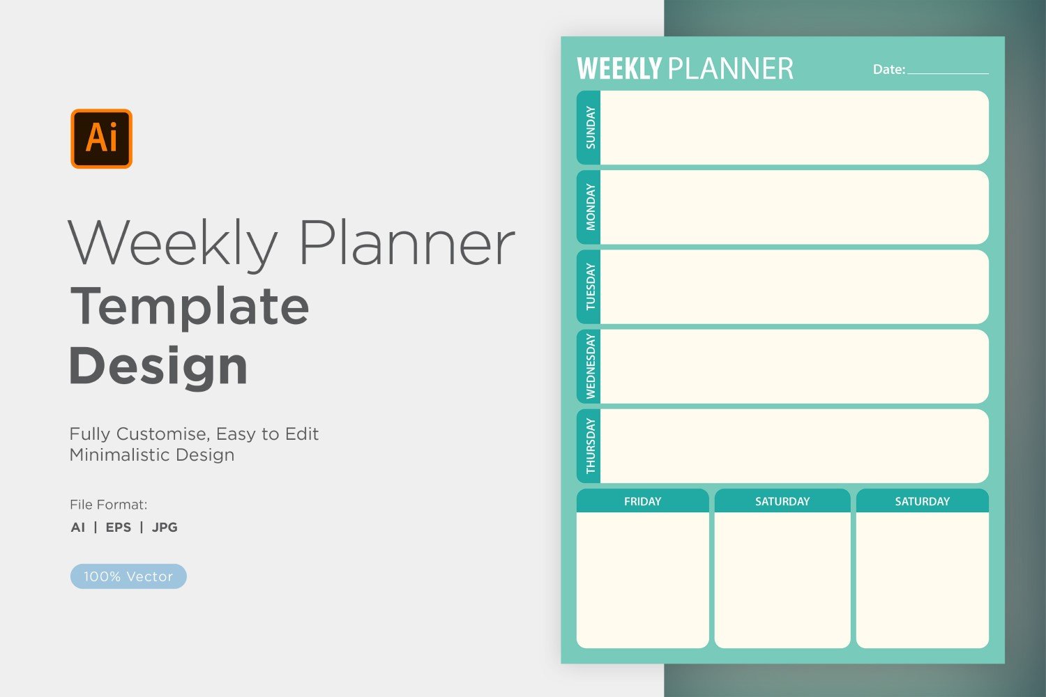 Kit Graphique #357822 Weekly Planner Divers Modles Web - Logo template Preview