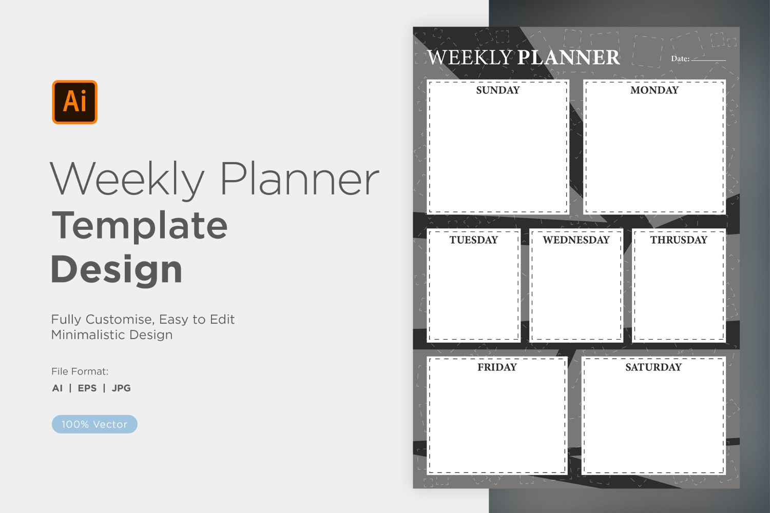 Template #357825 Planner A4 Webdesign Template - Logo template Preview