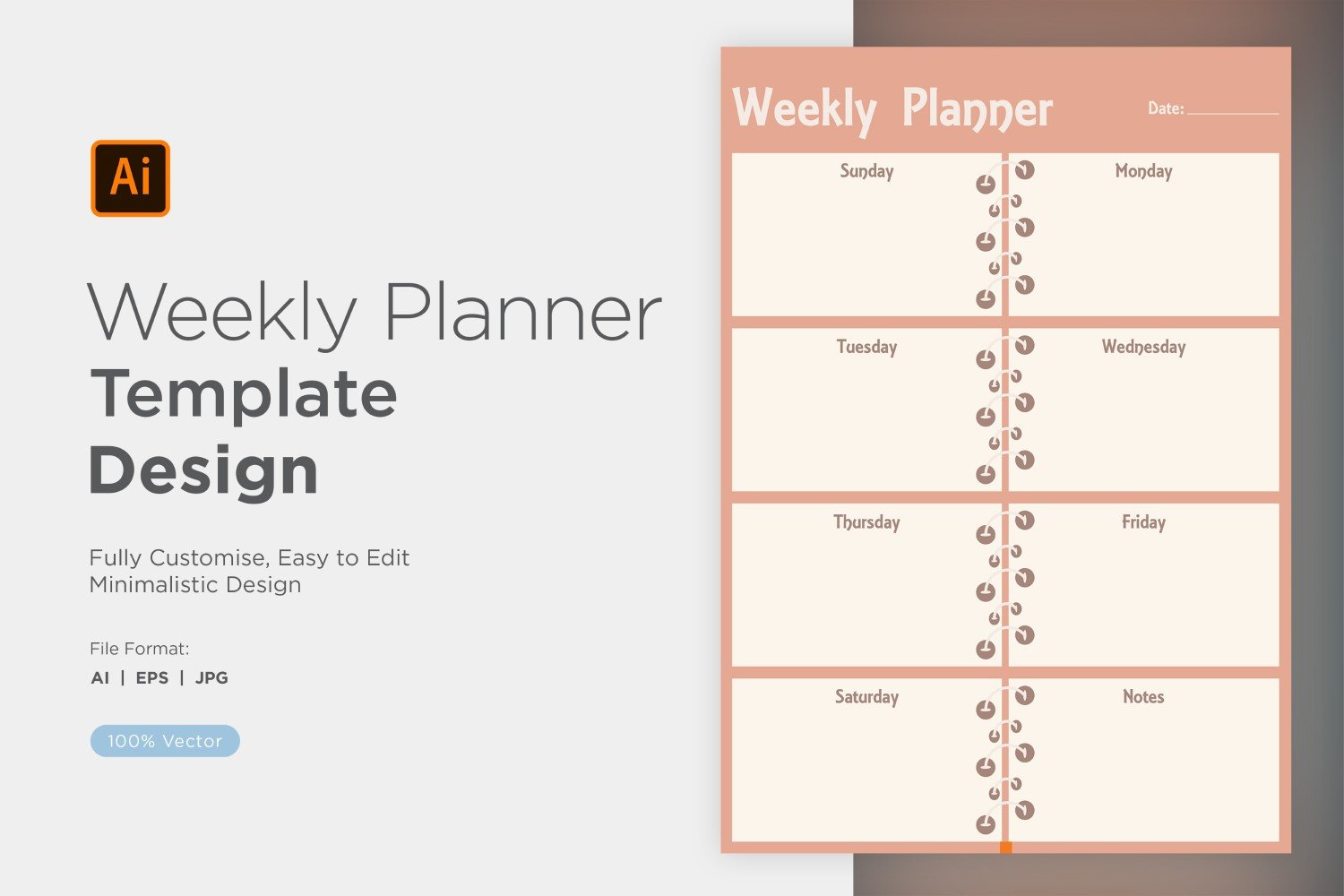 Kit Graphique #357828 Weekly Planner Divers Modles Web - Logo template Preview