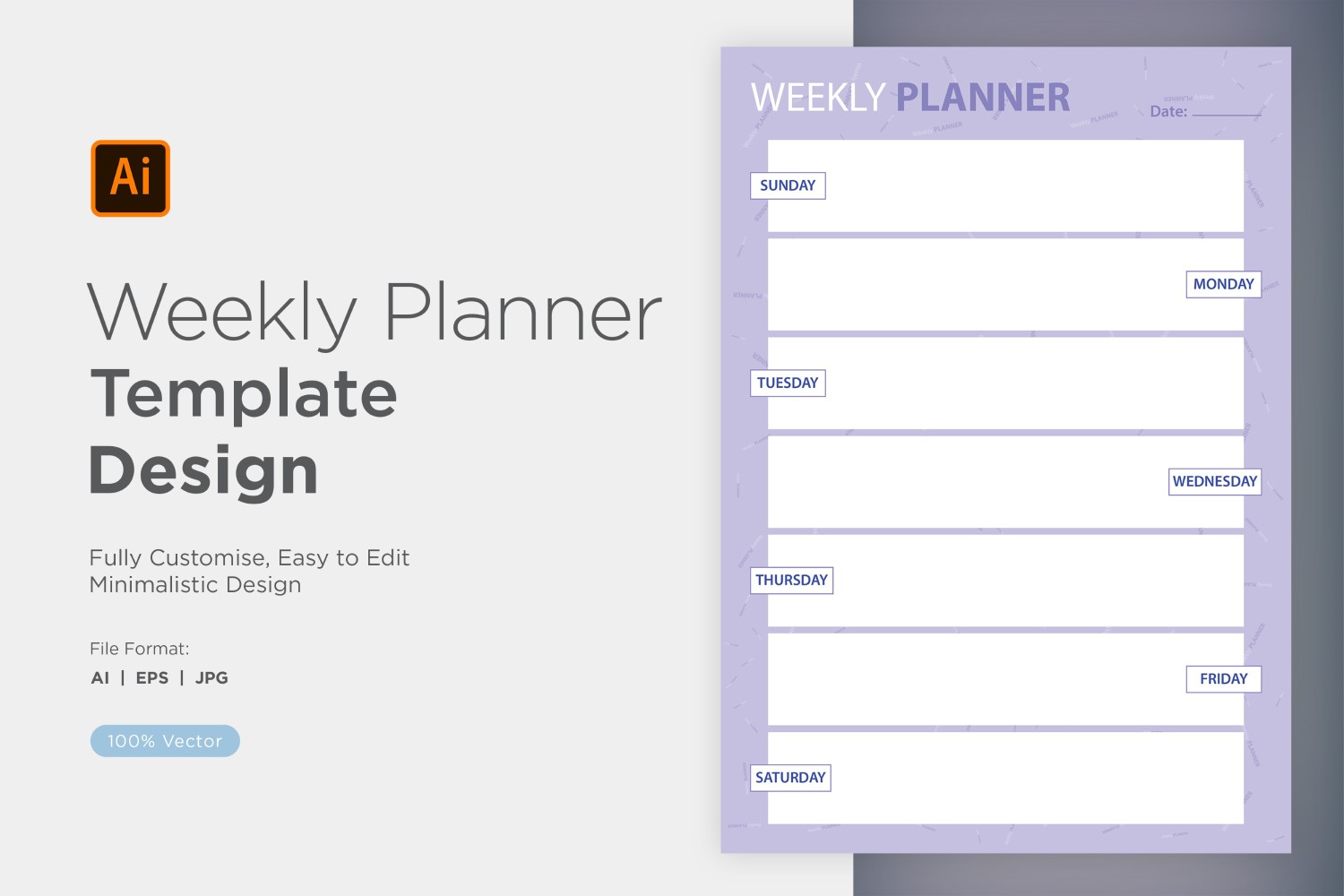 Kit Graphique #357832 Weekly Planner Divers Modles Web - Logo template Preview