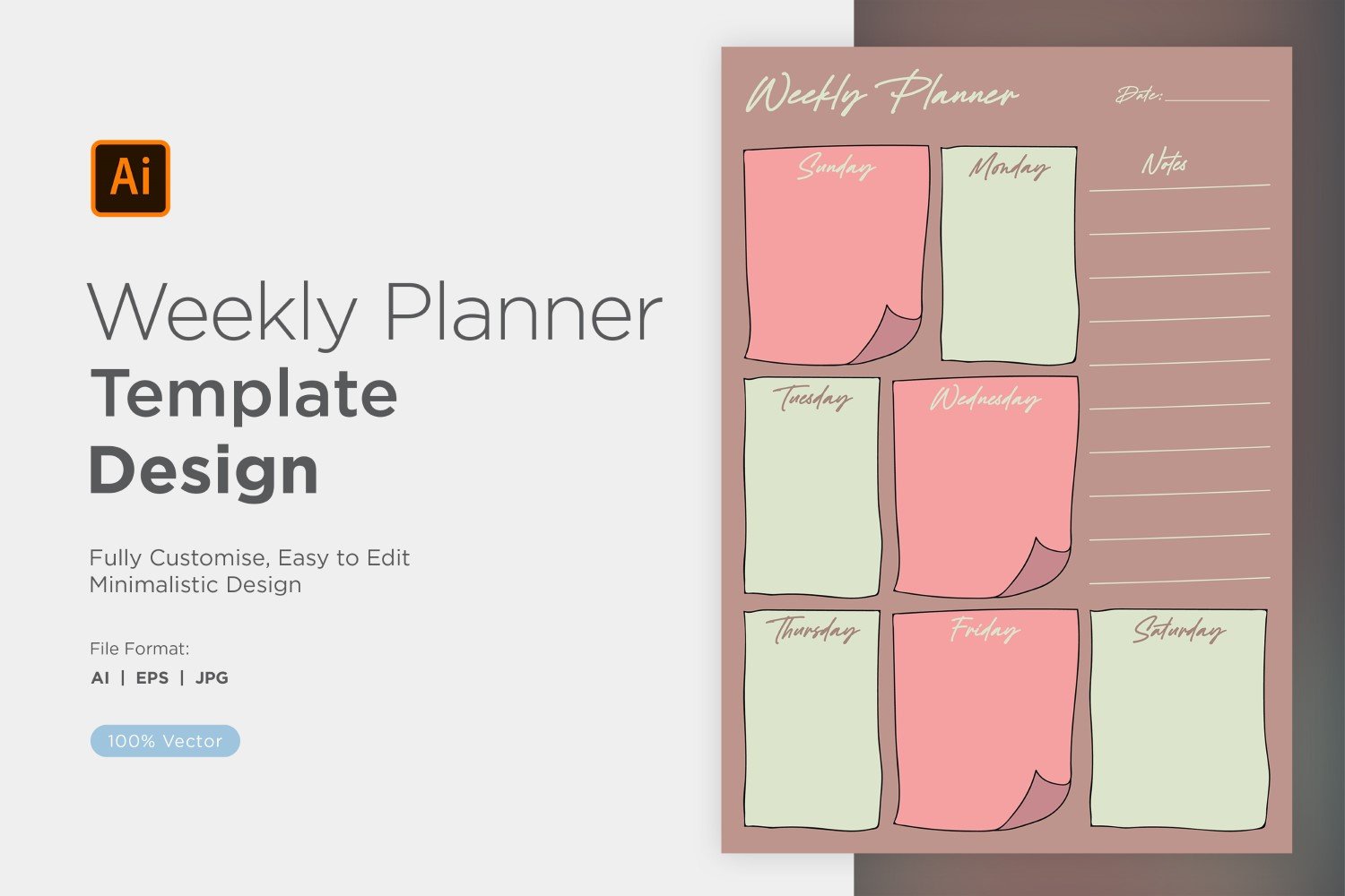 Kit Graphique #357836 Weekly Planner Divers Modles Web - Logo template Preview