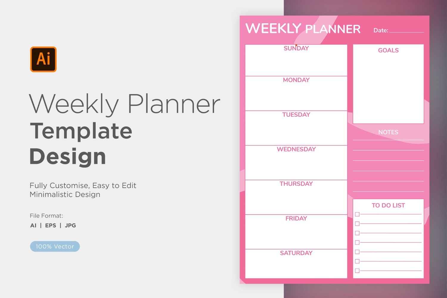 Kit Graphique #357837 Weekly Planner Divers Modles Web - Logo template Preview