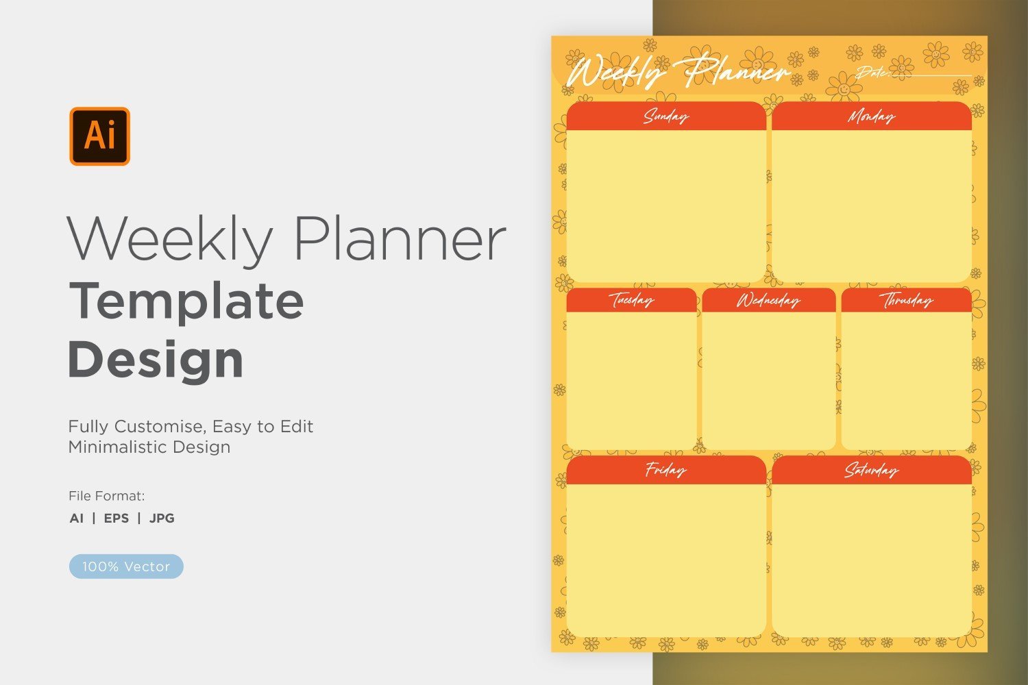 Kit Graphique #357838 Weekly Planner Divers Modles Web - Logo template Preview