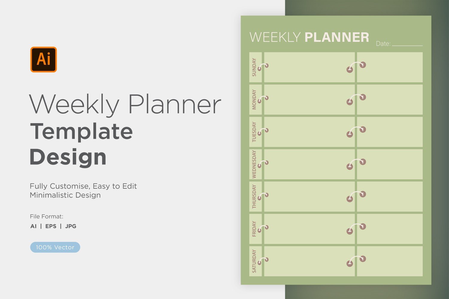 Kit Graphique #357840 Weekly Planner Divers Modles Web - Logo template Preview