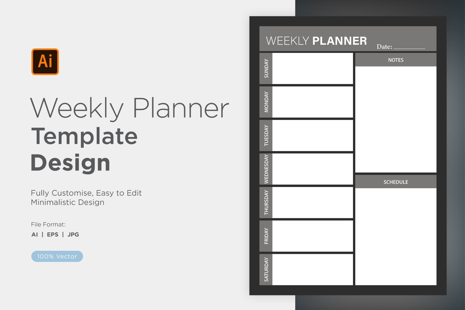 Kit Graphique #357844 Weekly Planner Divers Modles Web - Logo template Preview