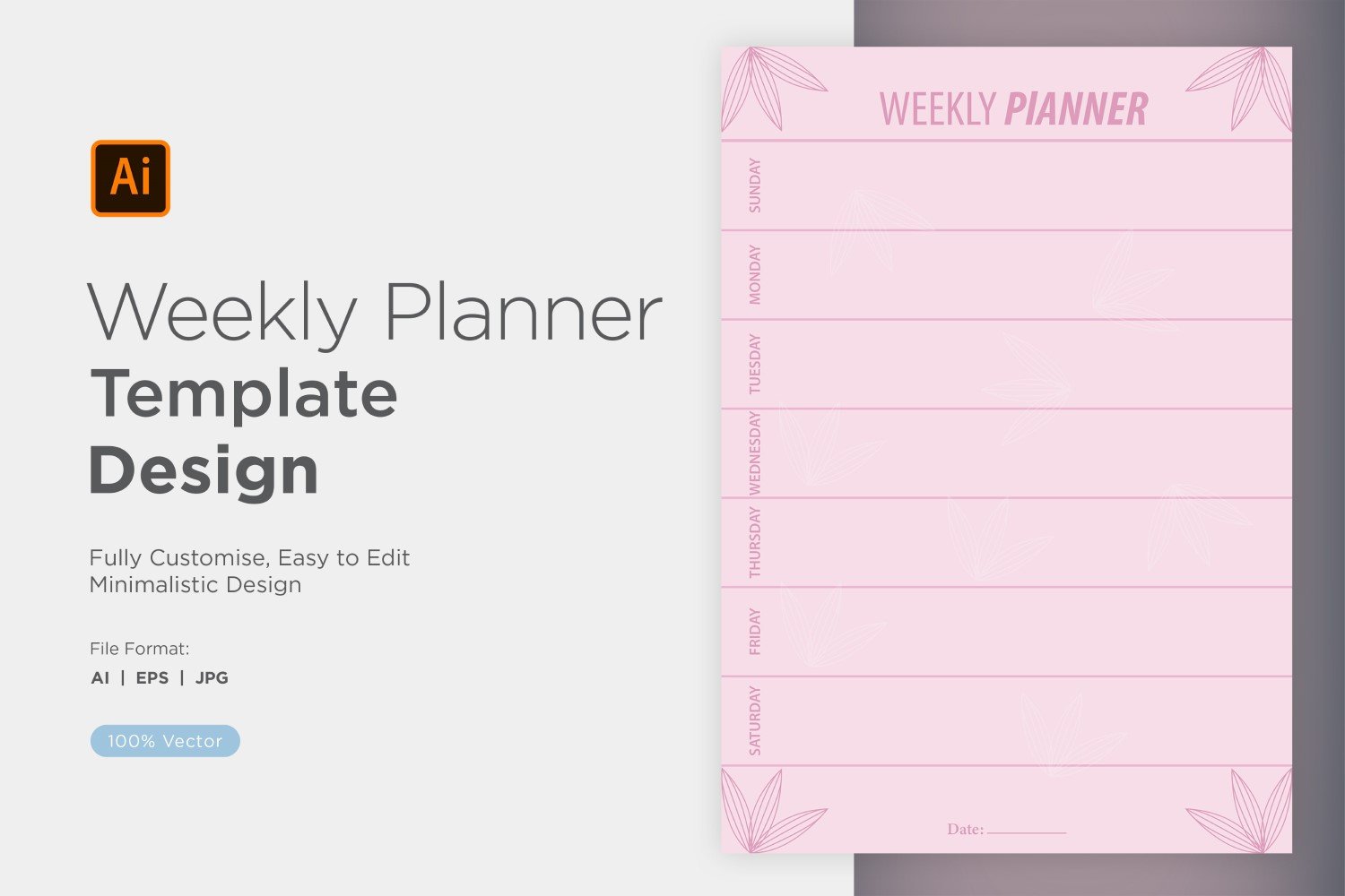 Kit Graphique #357849 Weekly Planner Divers Modles Web - Logo template Preview