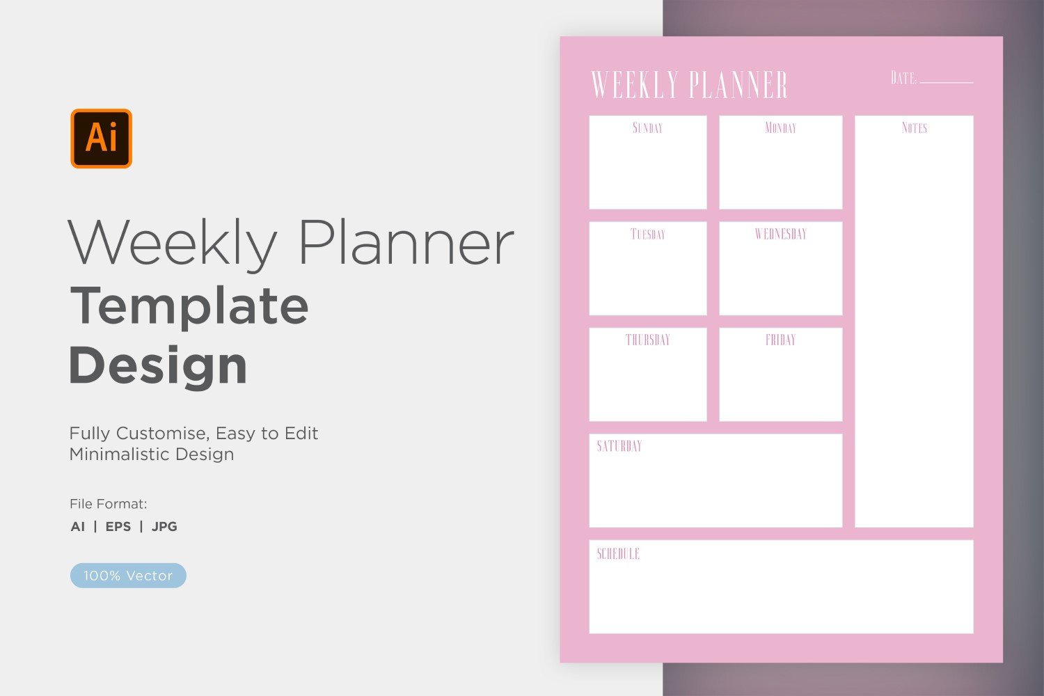 Kit Graphique #357852 Weekly Planner Divers Modles Web - Logo template Preview