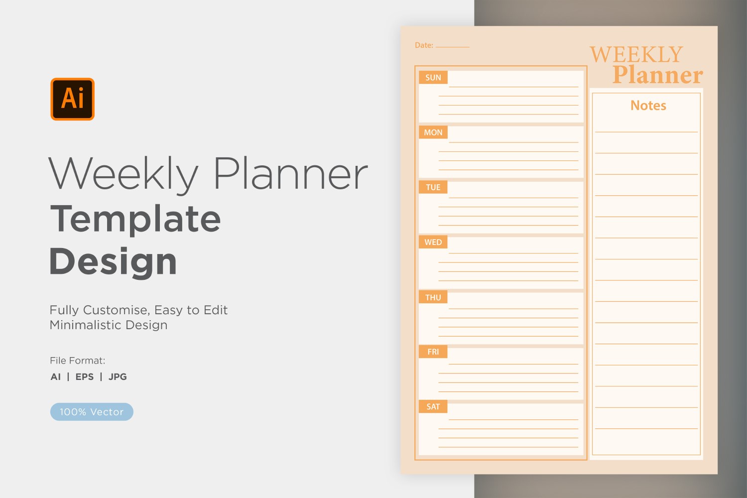 Kit Graphique #357856 Weekly Planner Divers Modles Web - Logo template Preview