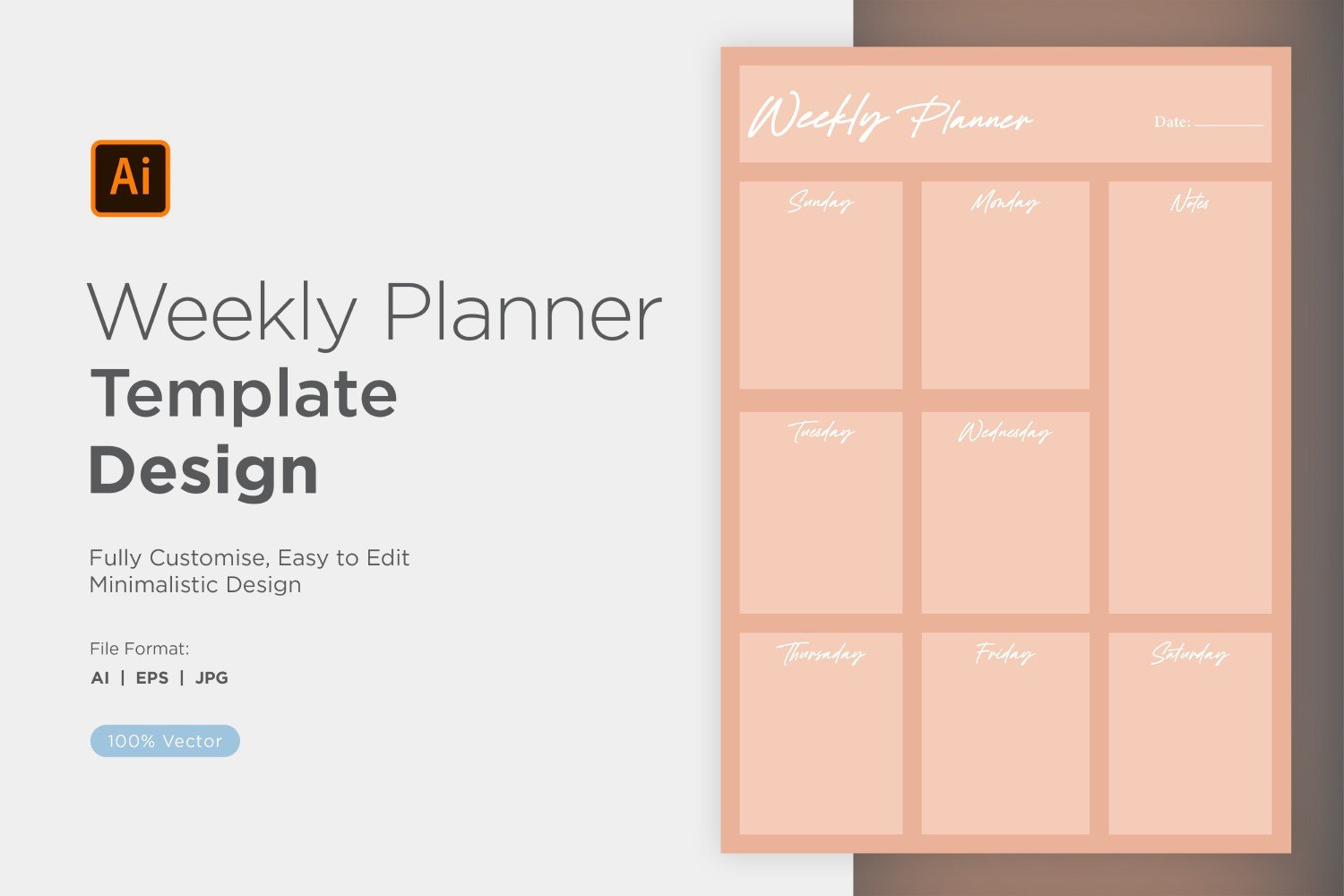 Kit Graphique #357858 Weekly Planner Divers Modles Web - Logo template Preview