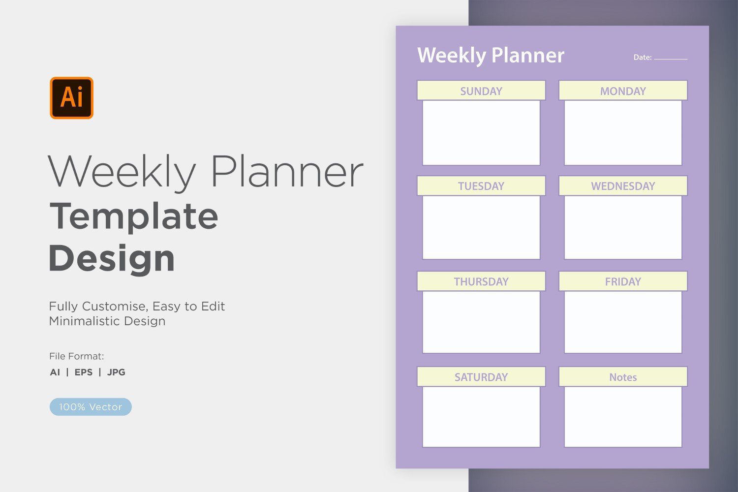 Kit Graphique #357861 Weekly Planner Divers Modles Web - Logo template Preview