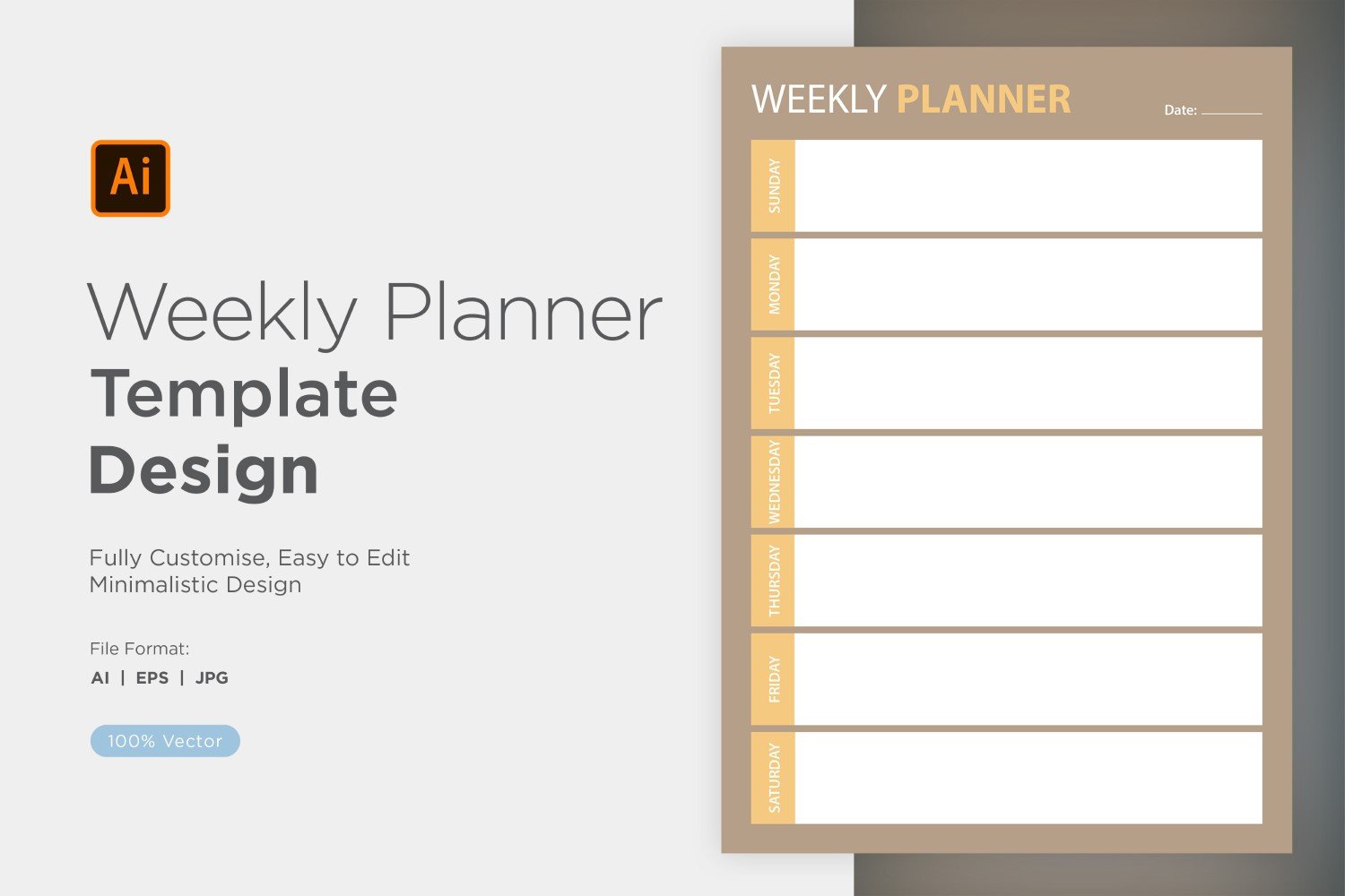 Kit Graphique #357862 Weekly Planner Divers Modles Web - Logo template Preview
