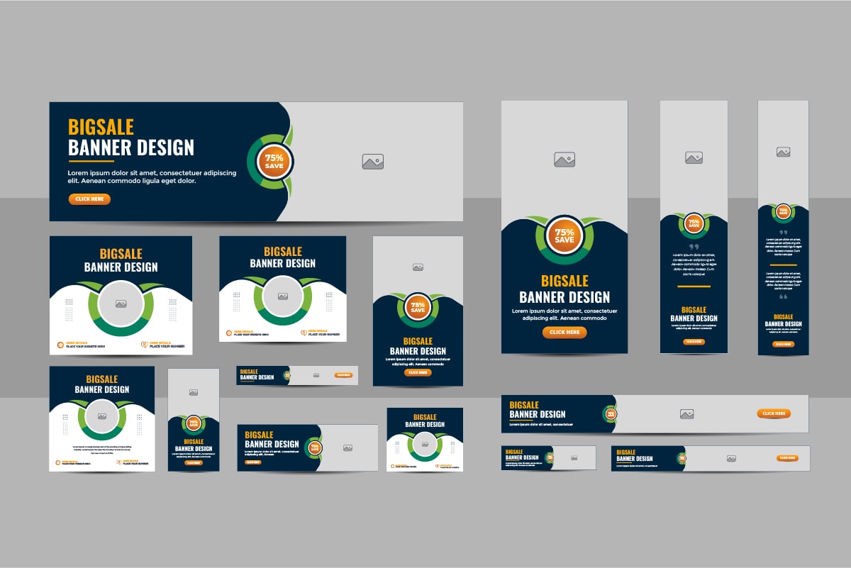 Kit Graphique #357880 Banniere Business Web Design - Logo template Preview
