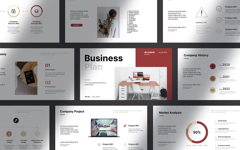Creative Business Plan Powerpoint Template Layout PowerPoint Template