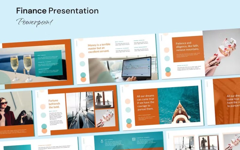 Sakale - Finance Business Pitch Powerpoint PowerPoint Template