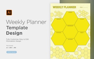 Weekly Planner Sheet Design - 17