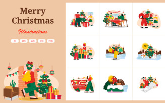 M500_ Christmas Illustration Pack
