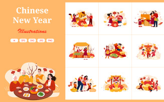 M510_ Chinese New Year Illustration Pack