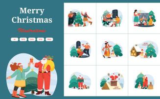 M519_ Christmas Illustration Pack