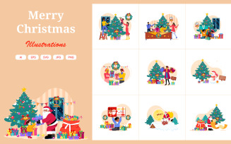 M522_ Christmas Illustration Pack
