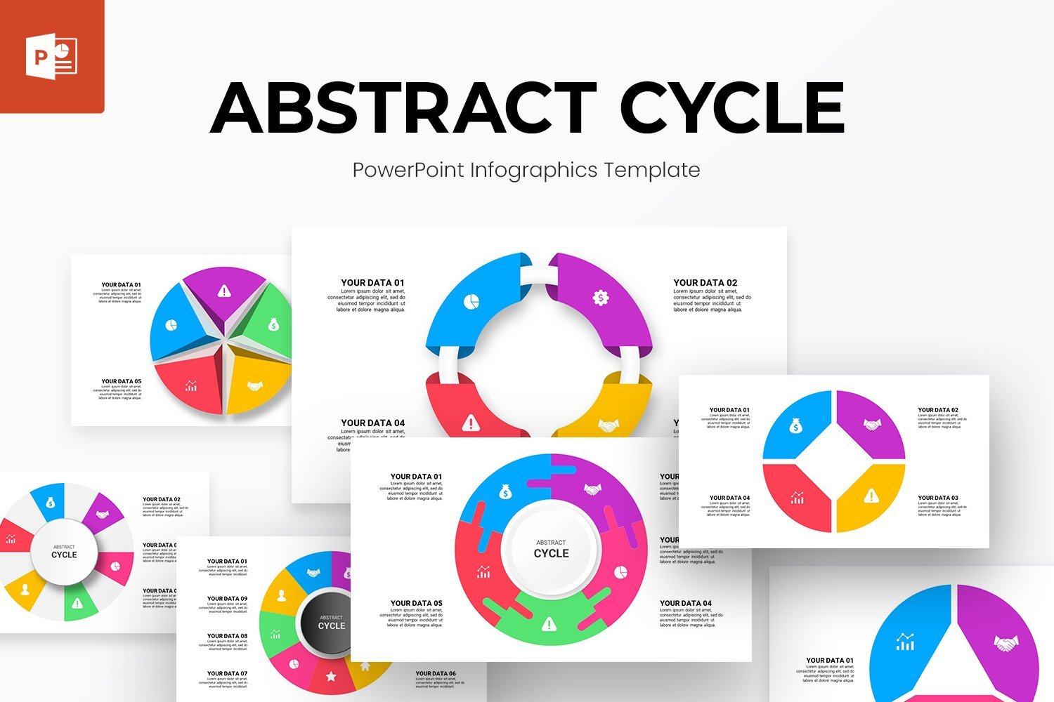Template #358035 Cycle Colorful Webdesign Template - Logo template Preview