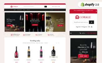 Corkle - Wine Products and Winery Farm Responsive Shopify Theme