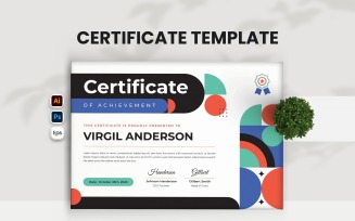 Creative Achievement Certificate