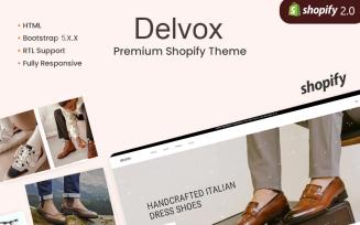 Delvox Shoes | Multipurpose Shopify Theme – Premium E-Commerce Template for Shoe Stores