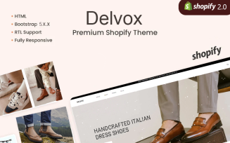 Delvox Shoes | Multipurpose Shopify Theme