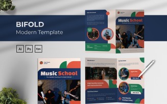 Music School Bifold Brochure