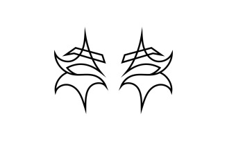 Creative Jokar Eye Mask Black Logo design