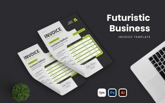 Futuristic Business Invoice
