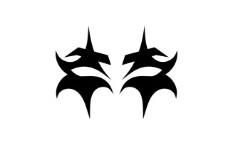 Jokar Eye Mask Black Logo design
