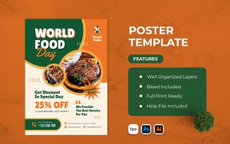 Promo Food Poster Template